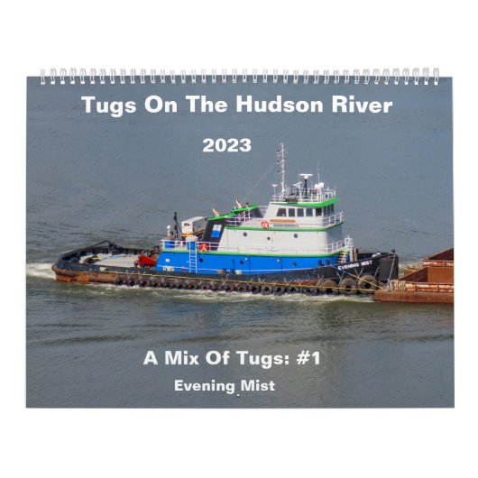 ハドソン川のTugsのミックスTugs#: 1 カレンダー (カバー)