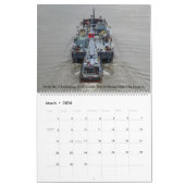 ハドソン川のTugs Vinik No. 6 & Liz Vinik カレンダー (3月 2026)