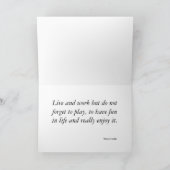 ハドソン川を航行すること カード (内部)