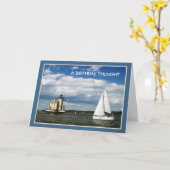 ハドソン川を航行すること カード (黄色い花)