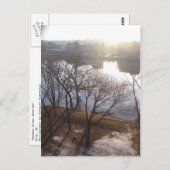 ハドソン川日 ポストカード (正面/裏面)