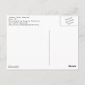 ハドソン川日 ポストカード (裏面)