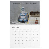 ハドソン川2017の引っ張りDannの100%年の海 カレンダー (3月 2026)