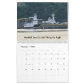 ハドソン川2017年の引っ張り カレンダー (2月 2026)