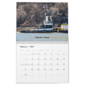 ハドソン川2023ダンマリントーイング上のタグズ カレンダー (2月 2027)