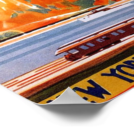 ハドソン川 ポスター (角)