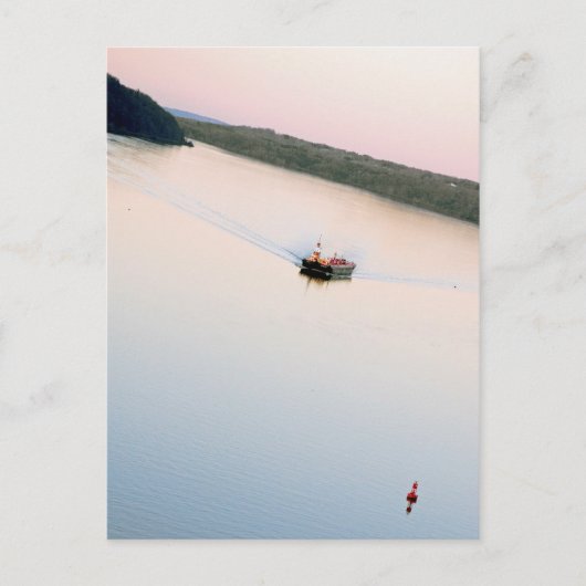 ハドソン川 ポストカード (正面)