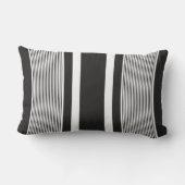 ハドソン川/モダンのストライブ柄の投球のクッション ランバークッション (裏面)