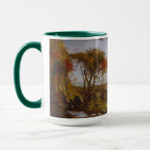 ハドソン川、1860年(キャンバスの油) マグカップ (左)