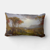 ハドソン川、1860年(キャンバスの油) ランバークッション (裏面)