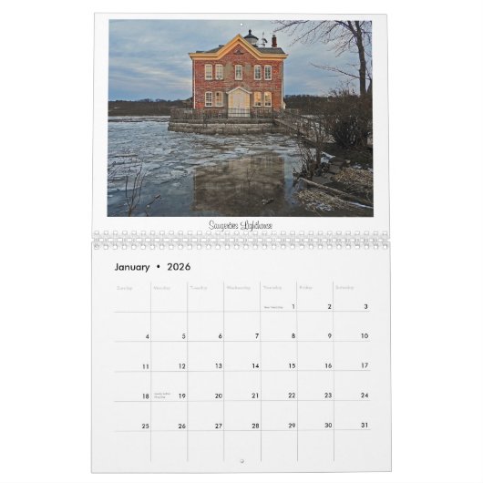 ハドソン渓谷に関心のある場所 カレンダー (1月 2026)