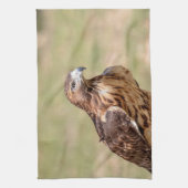 ハドソン渓谷のアカオタカ キッチンタオル (縦)