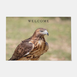 ハドソン渓谷のアカタカ ドアマット