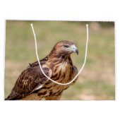 ハドソン渓谷のアカタカ ラージペーパーバッグ (裏面)