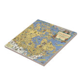 ハドソン湾の会社-カナダの地図 タイル (側面)