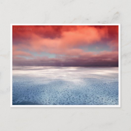 ハドソン湾 ポストカード (正面)