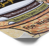 ハドソン石鹸1895 ポスター (角)