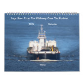 ハドソン2024の上の歩道から見られるタグ カレンダー (カバー)