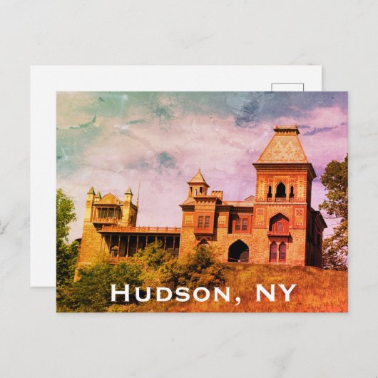 ハドソン, NY – フレデリック教会エステート ポストカード (正面/裏面)