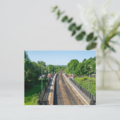 ハドダーズフィールドのディグトン鉄道駅 ポストカード (スタンド正面)