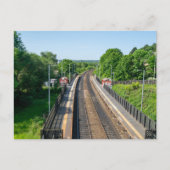 ハドダーズフィールドのディグトン鉄道駅 ポストカード (正面)