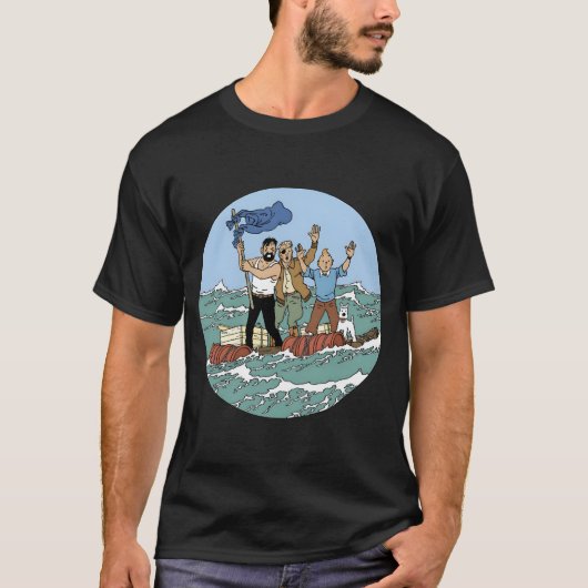 ハドック船長によるスズ海の冒険 Tシャツ (正面)