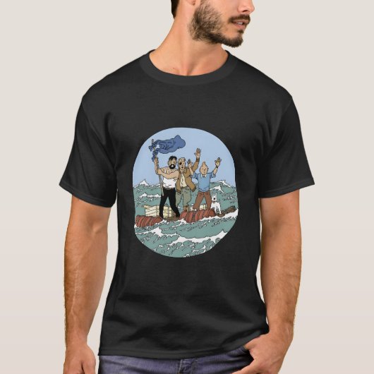 ハドック船長によるスズ海の冒険 Tシャツ (正面)
