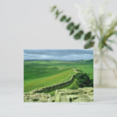 ハドリアの壁、2世紀ADのセクション（石） ポストカード (スタンド正面)