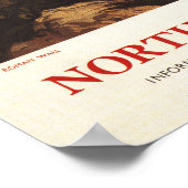 ハドリアンの壁と羊の英国鉄道のポスター ポスター (角)