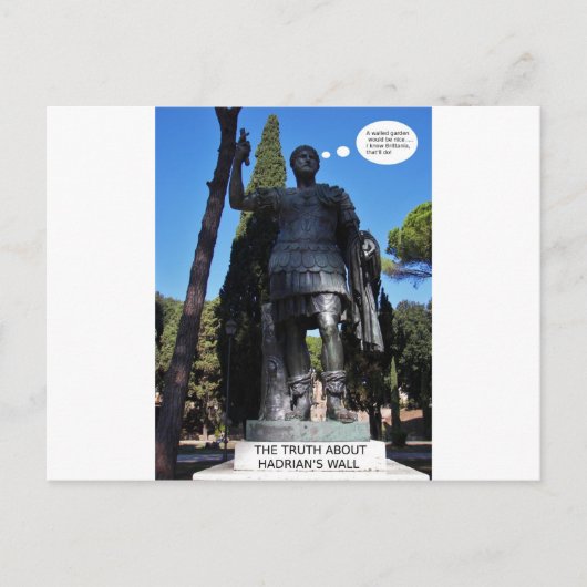 ハドリアンの壁の真実を。 ポストカード (正面)