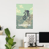 ハドリー公園マウンテンバイク旅行ポスター ポスター (ホームオフィス)
