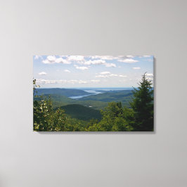 ハドリー素晴らし山からのサカンダガ湖の眺め キャンバスプリント