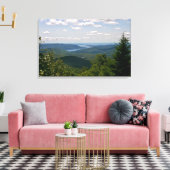 ハドリー素晴らし山からのサカンダガ湖の眺め キャンバスプリント (インサイチュ (リビング))