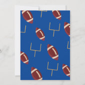 ハドルアップリトルルーキーカワイサッカー誕生日 招待状 (裏面)