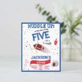 ハドルアップルーキーサッカーバジェット誕生日招待状 (スタンド正面)