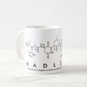 ハドレイペプチド名mag コーヒーマグカップ (正面左)