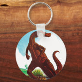 ハドロザウルス恐竜 キーホルダー (正面)