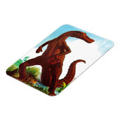 ハドロザウルス恐竜 マグネット (左側)