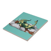 ハドロリラックスサウルスはジャグジーだ。 タイル (側面)