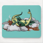 ハドロリラックスサウルスはジャグジーだ。 マウスパッド (正面)