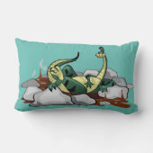 ハドロリラックスサウルスはジャグジーだ。 ランバークッション (裏面)