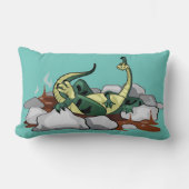 ハドロリラックスサウルスはジャグジーだ。 ランバークッション (正面)