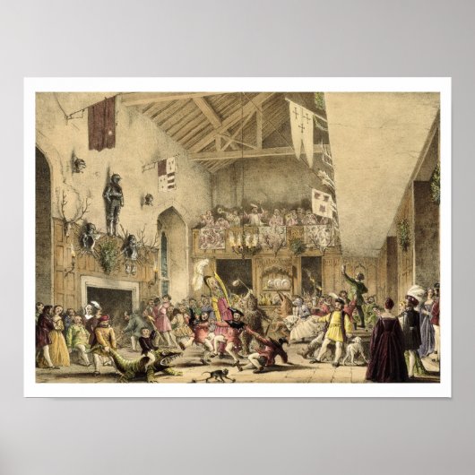 ハドン・ハルのホール素晴らしで12日目の夜の宴会 ポスター (正面)