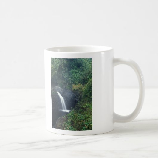 ハナの滝のPipiwaiの道、haleakalaの国立公園 コーヒーマグカップ (右)