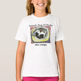 ハナはまたTシャツ眠ります Tシャツ