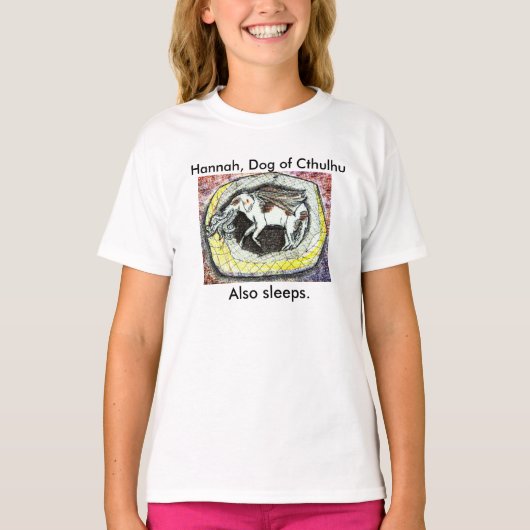 ハナはまたTシャツ眠ります Tシャツ (正面)