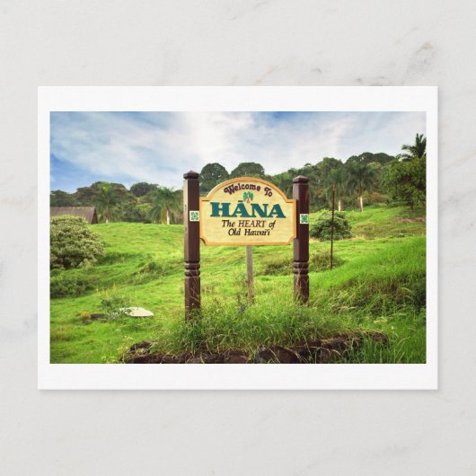 ハナへようこそ ポストカード (正面)