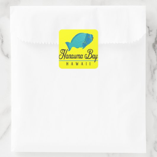 ハナウマベイハワイオウム スクエアシール (バッグ)