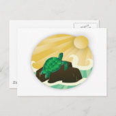 ハナウマベイハワイカメ ポストカード (正面/裏面)