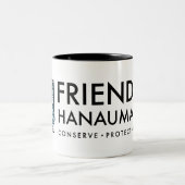 ハナウマベイパーロトフィッシュの友人 – オアフ,ハワイ ツートーンマグカップ (中央)